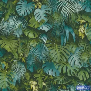 วอลเปเปอร์ติดผนังลายใบไม้ Tropical