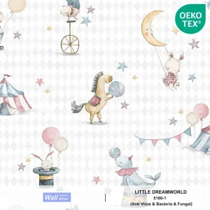 วอลเปเปอร์ห้องเด็ก Circus No.5180-1