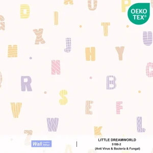 วอลเปเปอร์ห้องเด็ก ลายตัวหนังสือ Witty No.5188-2