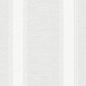 วอลเปเปอร์ลายทาง สีเทาสลับสีขาว No.52514-2