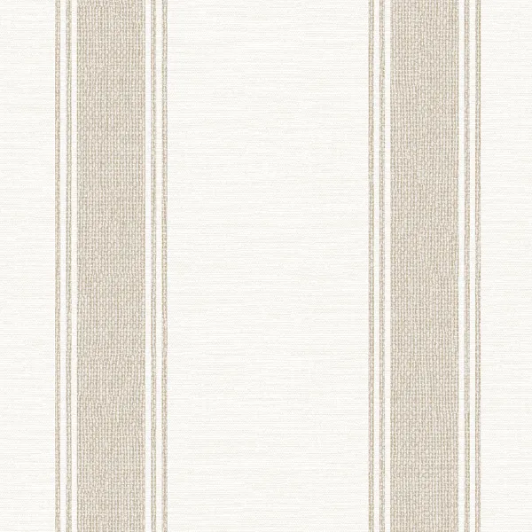 วอลเปเปอร์ลายทาง สีน้ำตาลอ่อนสลับสีน้ำตาล No.52514-4
