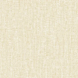 วอลเปเปอร์ลายผ้า สีครีมทอง No.52519-1