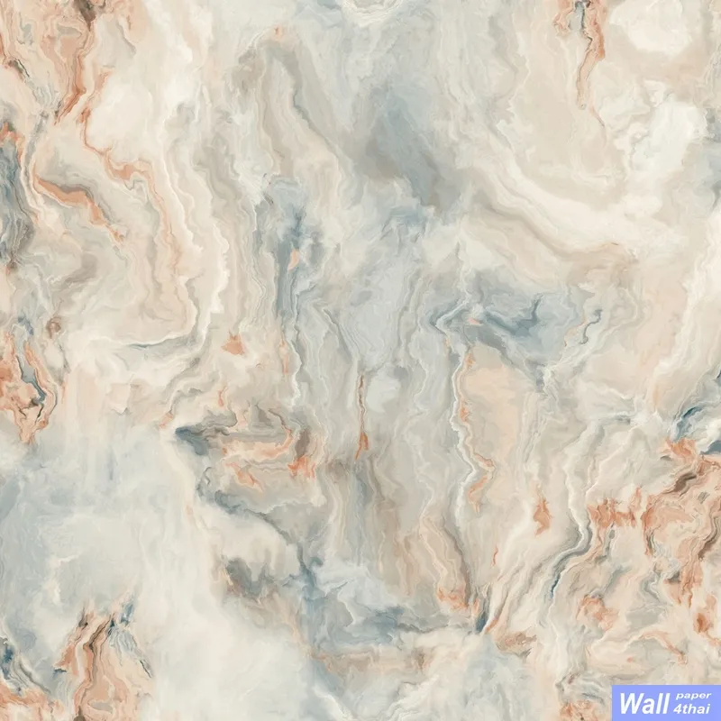 วอลเปเปอร์ลายหินอ่อน สีเทาปนน้ำตาลแดง No.85109-4