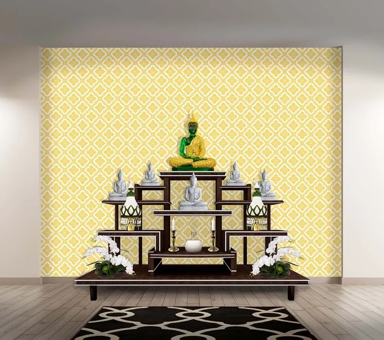 วอลเปเปอร์ลายไทยสีทอง