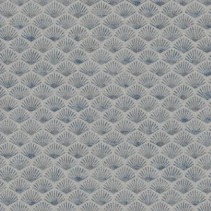 วอลเปเปอร์ลายพัด สีกรมท่า พื้นเทา SV1002-3
