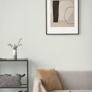 วอลเปเปอร์ลายผ้า สีฟ้าอมเทา No.2339-6