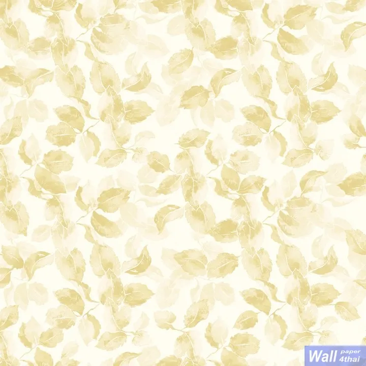วอลเปเปอร์ลายใบไม้ สีทอง No.88556-2
