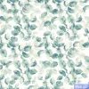 วอลเปเปอร์ลายใบไม้ สีเขียวพื้นสีครีม No.88556-3