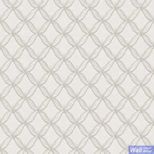 วอลเปเปอร์ลายกราฟฟิคตาข่าย สีเทาอ่อน เทกเจอร์เจอร์ลายผ้า No.FT221221