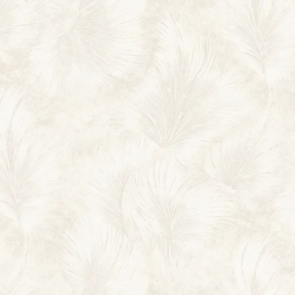 วอลเปเปอร์ลายใบไม้สีเทาอ่อน No.70513-1