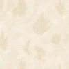วอลเปเปอร์ลายใบไม้ สีน้ำตาลอ่อน No.70513-2