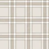 วอลเปเปอร์ลายสก๊อต สีน้ำตาลครีม No.84056