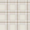 วอลเปเปอร์ลายสก๊อต สีน้ำตาลครีม No.84056
