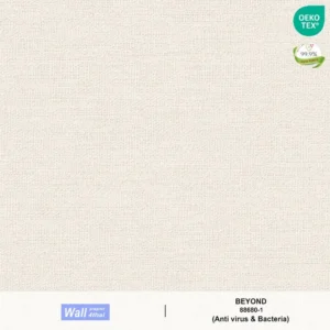 วอลเปเปอร์สีพื้นขาวเทา แท็กเจอร์ผ้าทวีต No.88680-1